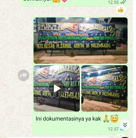 Pengiriman Papan Bunga Duka Pucung Eromoko